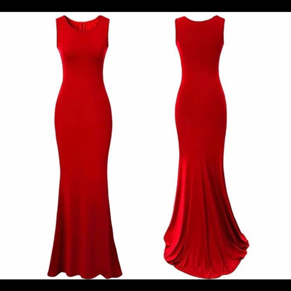 Red dress